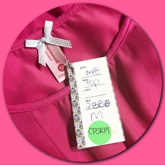 Downeast Basics Casual Tunic with Crochet Trim Size M NWT! - Picture 6 of 7